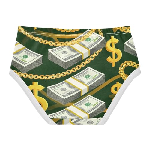 Animal Girls Underwear Toddlers 2t Cotton Girl Panties Cute Stacks US Hundred Dollar Bills Briefs Girls Undies2