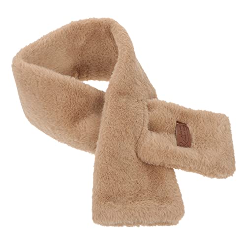 BESPORTBLE Bufanda De Cuello Caliente De Invierno Para Mujer Envoltura Cruzada Diseño De Conejo Suave y Cálida Para Abrigos Otoño Invierno