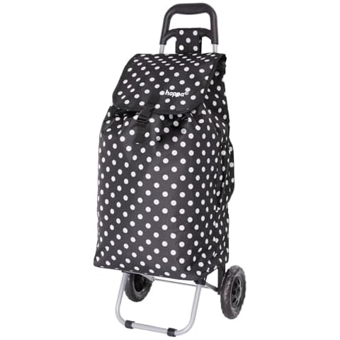 Hoppa Lightweight Wheeled Shopping Trolley with 57L Capacity Cover