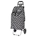 Hoppa Shopping Trolley on Wheels, 57L Foldable Large Capacity 2 Wheel Grocery Granny Cart with Secure Lid & Side Pockets, Shopping Bags for the Elderly, Laundry, 30kg Limit Truck Trolley & Festivals