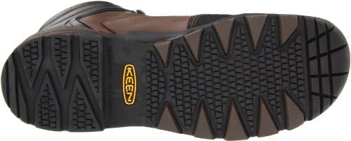 KEEN Utility Men's Louisville 6" Steel Toe Internal Metatarsal Guard Waterproof Work Boot, Slate Black/Slate Black, 8 Wide US | Image 3