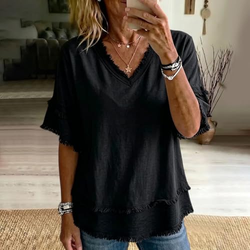 Western Tops for Women V Neck Boho Floral Casual Vacation Blouses 2026 - image 2