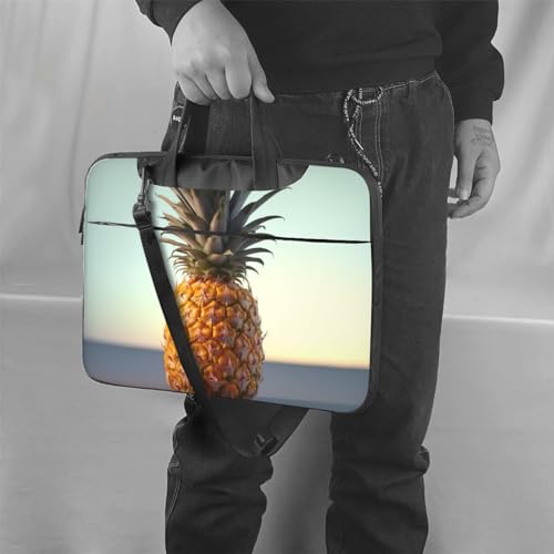 Bolso para portátil KHiry negro con diseño de piña miniatura 6