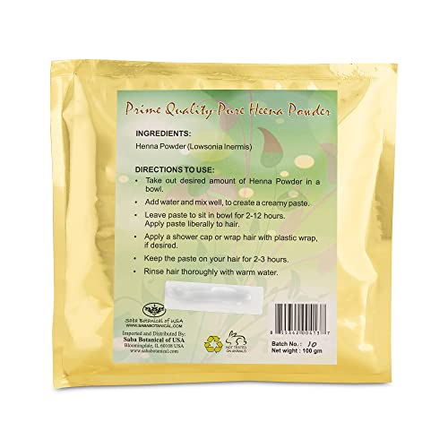 Henna en polvo de calidad premium para cabello 100 gramos miniatura 2