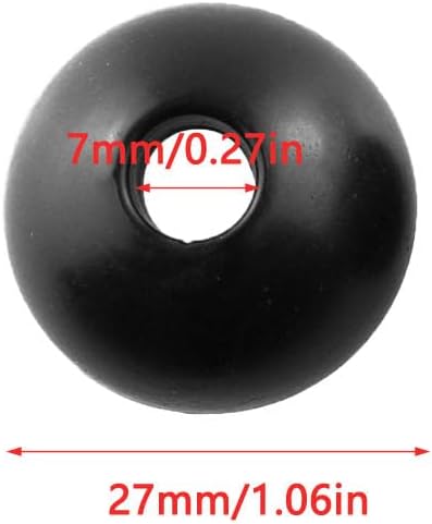 50 Pack Bungee Balls Stopper Replacement End Lock Stops for Ball Bungee Cords Heavy Duty Bungie Cord Balls Canopy Tarp Tie Down Bungee Balls Camping Tents Shock Cord Rope Elastic Stretch String