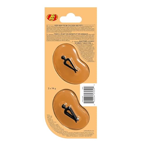 Image of Jelly Belly Car Vent Air Freshener Pack w /2 Vent Clips (1 Pack, Pink Grapefruit)
