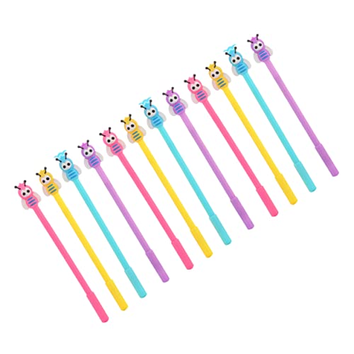 SHINEOFI 1set Bee Gel Pen Uniform Pens Pastel School Pens Erasable Pen Ballpoint Pen Fillers Dot 12pcs