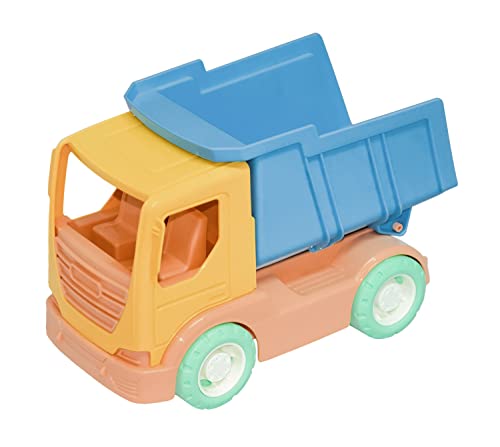 ELFIKI LKW Spielzeug, LKW Kipper, Biospielzeug, TECH Truck, Bio Kunststoff, Kinderspielzeug, Sandspielzeug für Innen und Außen, Spielzeugauto für Kinder ab 1 Jahr