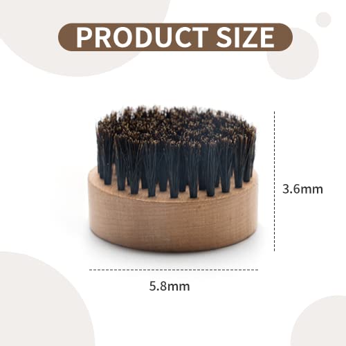 Boar Bristle Hair Beard Brush For Men Boar Bristle Black Walnut Wood Beard Comb Brush Men's Hand Size Hairbrush For Grooming Fine, Thin, And Normal Hair And Facial Hair Men To Tame And Soften Your Facial Hai #TOP6