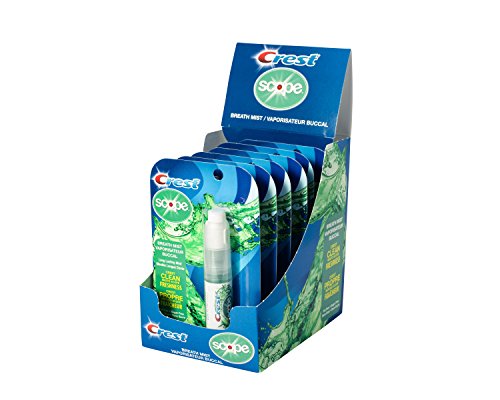 Crest Scope Breath Mist, Mint - 0.24 ounce - 6 pack