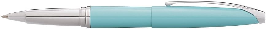 Cross ATX Teal and Chrome Rollerball Pen with 2 Free Refills