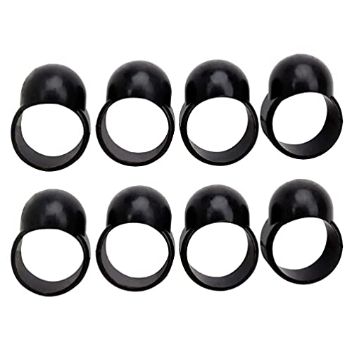 8pcs Tongue Drum Finger Picks Knocking Finger Sleeves Silicone Rubber Finger Cover for Handpan Percussion Instrument Accessories