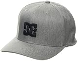 3D-Stickerei vorne mittig DC Shoes Herren Capstar TX - Casquette Flexfit Pour Homme Baseball-Cap, Castlerock, FR : L (Taille Fabricant : L/XL)
