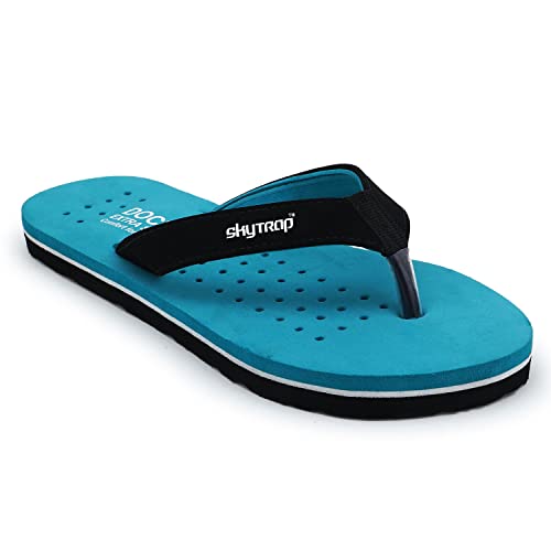 Image of Skytrap Women Maroon, Black Nubuck Slippers Flipflop Combo of 2