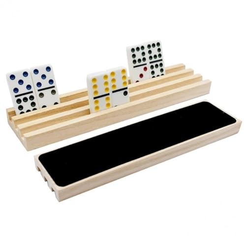 Porta Domino de Madera 2 Piezas 25.5x6.5x1.8 cm miniatura 6