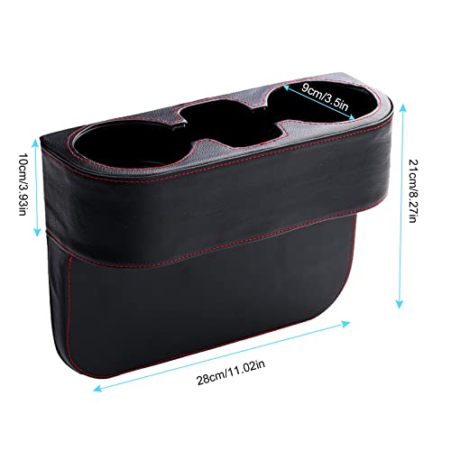 Relleno de Hueco para Asiento de Carro con Porta Vasos Negro miniatura 2