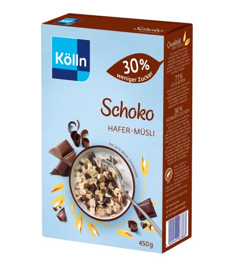 Kölln Müsli Schoko 30% w. Zucker, 8x450g