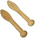 Sagaform Oval Oak Serving spreaders, 2 Pack, Brown