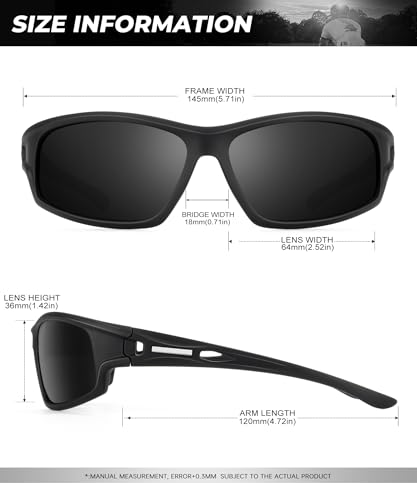 Polarized-Sunglasses-Men Sports Mens-Sunglasses: Sun-Glasses with UV400 Protection for Driving Golf Fishing Running4