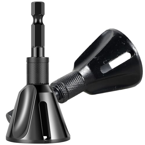 2pcs Tungsten Steel Deburring External Chamfer Tool, Deburring External Drill Burr Removal Bit Repairs