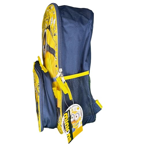 AI ACCESSORY INNOVATIONS Despicable Me Minions Full Size 16 Inch Backpack with Detachable Lunch Box4
