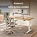 Desktronic HomePro Höhenverstellbarer Schreibtisch 160 × 80 cm – Elektrischer Schreibtisch Mit...