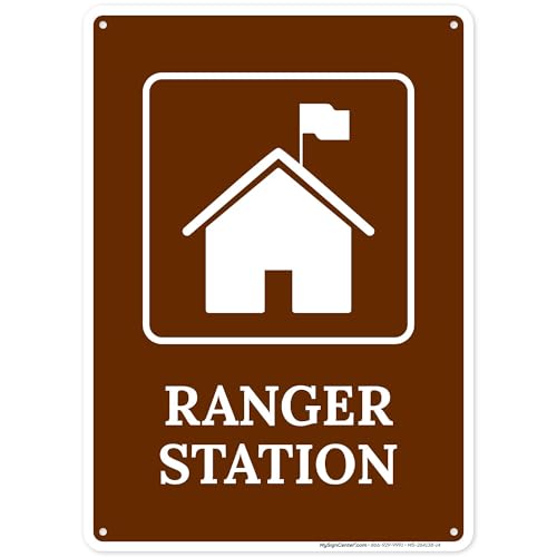 Ranger Station Sign, 10x14 Inches, Rust Free .040 Aluminum, Fade Resistant,