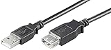 Goobay Goobay USB Ext AA 500 HiSpeed Black 5m - Cable USB (5 m, USB A, USB A, Male connector/Female connector, Negro)
