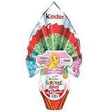 KINDER SURPRISE Maxi Classic Egg with Surprise Toy; Jumbo Chocolate Easter Egg with Kids Toys; Pink Edition; 150 grams; Easter Chocolate; Case Pack