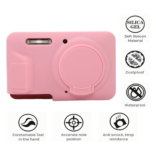 Funda de Silicona Rosa para Cámara Kodak FZ55 miniatura 4