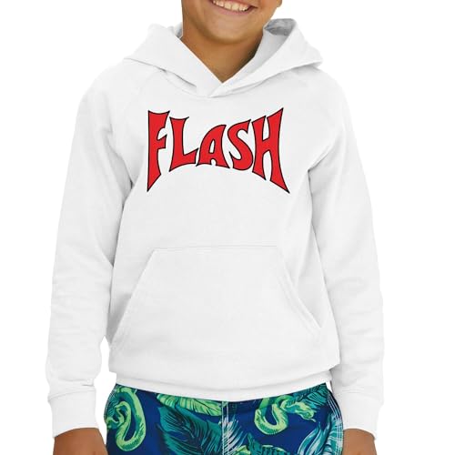 Sweat à capuche enfant Flash premium de qualité supérieure style vintage - 2