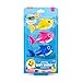 Robo Alive Junior Baby Shark New Silicon Fins Version Swimming Mini Baby Shark (3 Pack) by ZURU