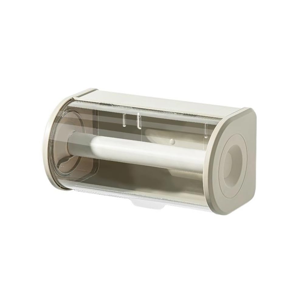 Zthyshoz Gris Paper Towel Holder Tissue Storage Box Kitchen Roll Holder Under Cabinet Wall Mounted Paper Rack For Home Bathroom