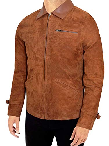 Brown Casual Suede Leather Jacket – Stylish & Comfortable for Boys & Girls2