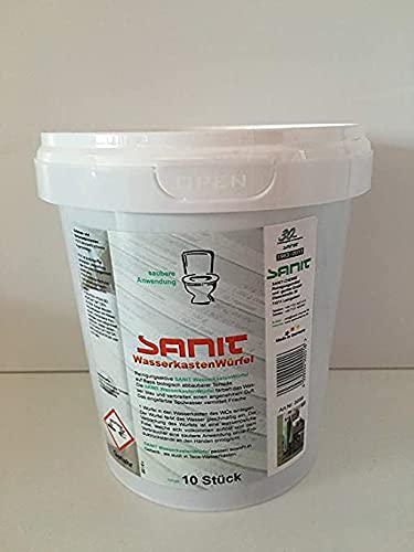 Sanit - Set da 2,3,4,5, 10 pezzi, con panno multiuso Sanvo per ordine (2 secchi da 10 pezzi)