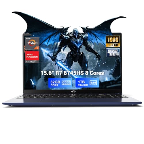 Image of NIMO 15.6 AI Creator Laptop, 8-Core AMD Ryzen 7 8745HS 32GB RAM 1TB SSD