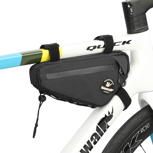 Sac de cadre de vélo étanche Rhinowalk 1L anti-pluie avec passe-câble