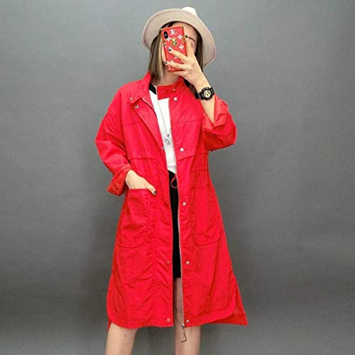 Trench-coat long femme GZ manteau haute qualité aux lignes épurées
