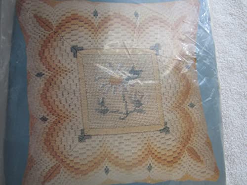 Yellow Daisy Needlepoint Pillow Kit