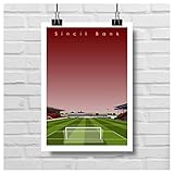 Home.Ground.Prints Wall Art Graphic Design Football Stadium Gift Print Collection - Lincoln City 