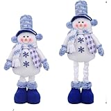 Options élégantes : disponible en style Père Noël, bonhomme de neige et renne, vous permettant de choisir votre personnage préféré pour vos décorations.
