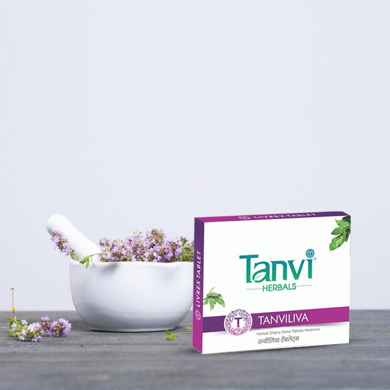 Tanvi Herbals Tanvi Essential Unisex Tan Viliva Ayurvedic Liver Tablets | Natural materials daily welfare herbal supplements for men and women - pack of 3. 30 x 3 | 90 tabs Tanvi Herbals Tanvi Essential Unisex Tan Viliva Ayurvedic Liver Tablets | Natural materials daily welfare herbal supplements for men and women - pack of 3. 30 x 3 | 90 tabs