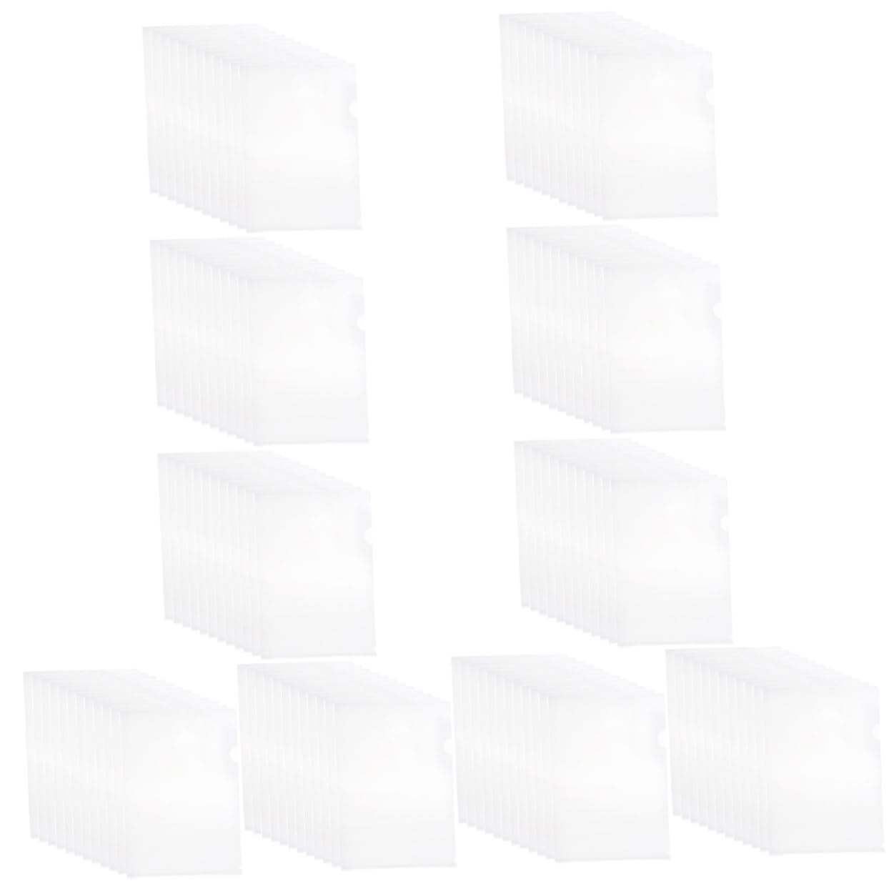 STOBOK 120 Stk Dateisatz Ordner Umschläge Fußabdruckaufkleber für den Boden Taschenschutz dokumententasche dokumenten tasche transparente Dokumentenmappe Papier Schreibwaren a4