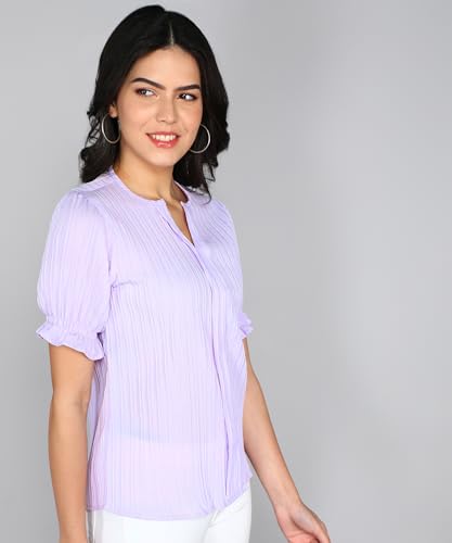 Image of Stylistico Summer Puff Half Sleeve Formal Top for Office wear Women Short Tops for Party Stylish Western Top Casual top for Womens Tops for Jeans