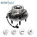 Detroit Axle - 4WD Front Wheel Bearing Hubs CV Axles for Chevy GMC Silverado Sierra Avalanche Suburban Yukon XL 1500 Tahoe Cadillac Escalade EXT ESV [6 Lugs] Wheel Bearing Hubs CV Axles Replacement