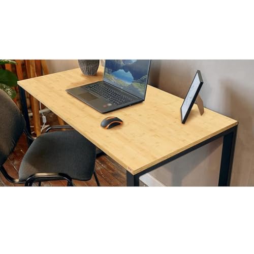Tablette de cuisine rectangulaire en bambou hydrofuge 90x40x2cm