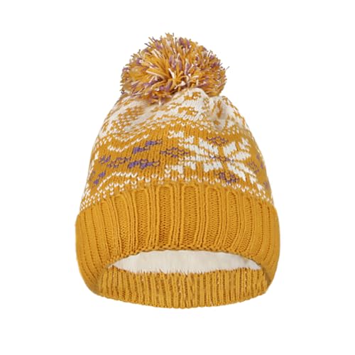 3 Pcs Kids Pompom Hat Gloves Scarf Set Warm Knit Fleece Lined Beanie Hat Soft Neck Warmer Gaiter Mittens for Girls Boys3