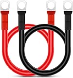 ❂【Aplicación amplia】Ampliamente utilizado para el cableado del banco de baterías, cable inversor, cable de conexión a tierra, bote marino, motocicleta, automotriz, solar. Aplicaciones de cableado automático y otras aplicaciones.