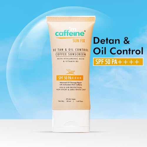 mcaffeine Men & Women Matte Sunscreen Spf 50 & | Lightweight, Water Resistant, Zero White Cast | Sun Protect, Prevents Tan & Repairs UV Damage For... - Image 3