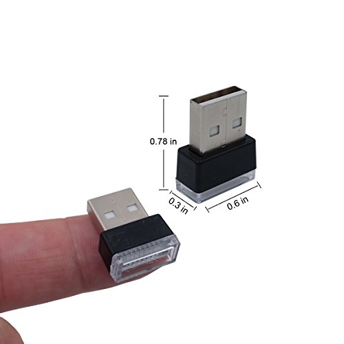 Bifuldyo Usb Portable Color Atmosphere Lights, Led,Car, Home, Computer And Other Usb Jack, Compact #TOP1